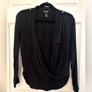 White House Black Market Blouse - Black - Size 2